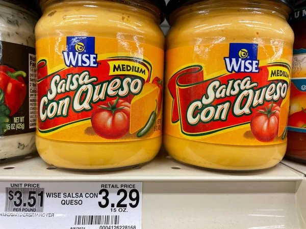 Grovetown Usa Λιανικό Κατάστημα Chip Dip Wise Salsa Con Queso — Φωτογραφία Αρχείου