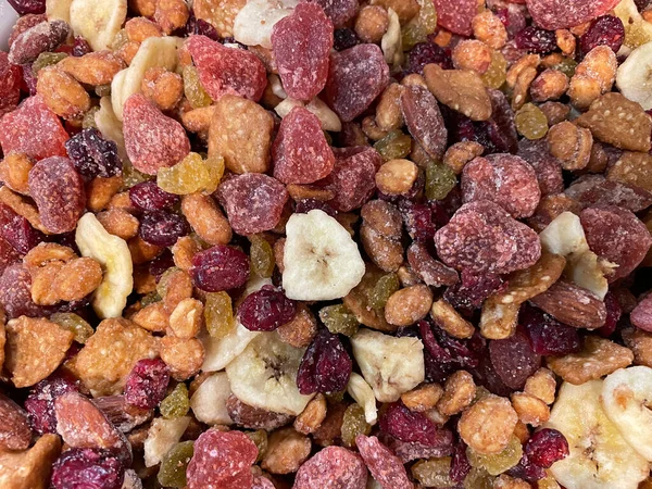Grovetown Usa Flat Lay Nut Mix Fruit — Stock Photo, Image