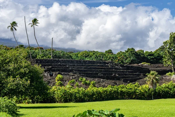 Ilanihale Heiau Ancient Hawaiian Place Worship Largest Heiau All Polynesia — Stock Photo, Image
