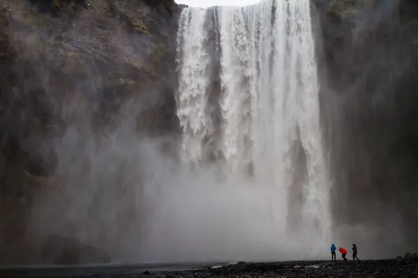 Skogafoss Waterfall Iceland — Stock Photo, Image