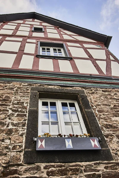 Typical Buildings Little Town Called Monreal Region Eifel Germany — Stock Photo, Image