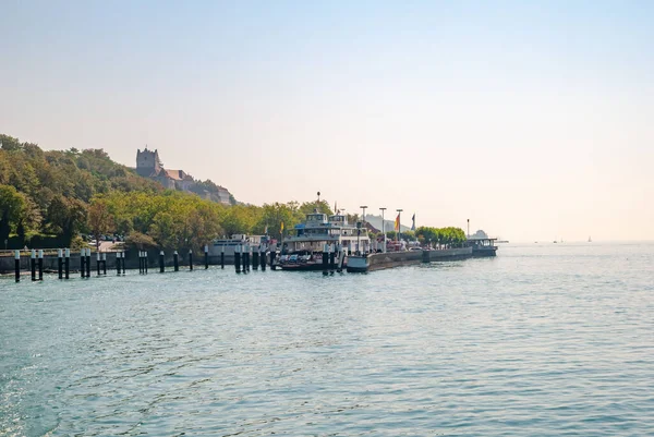 Eine Luftaufnahme Eines Schönen Bodensees Deutschland — Stockfoto