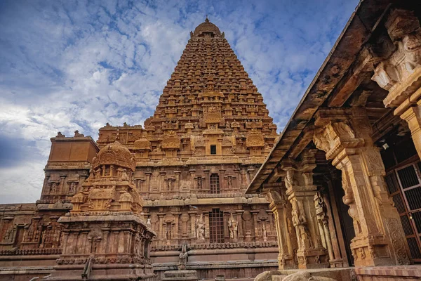 Tanjore Big Temple Brihadeshwara Temple Built King Raja Raja Cholan — Stock Photo, Image