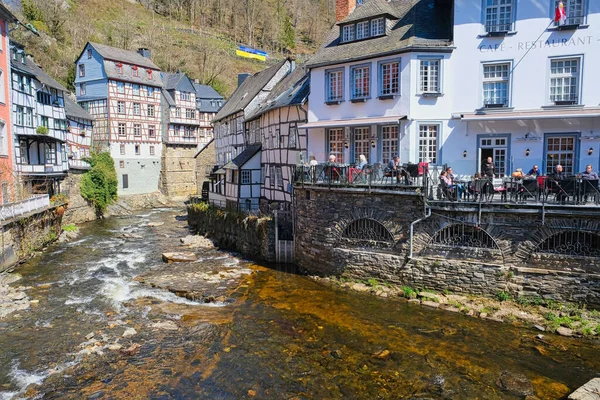 Monschau Small Place Beautiful Area Called Eifel View Small Streets — Stock Photo, Image