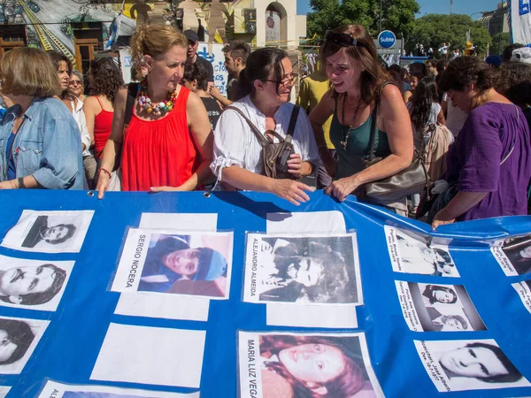 Closeup People Images People Kidnapped Disappeared Military Dictatorship — Stock Photo, Image