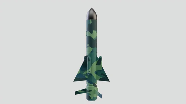 Cohete Misil Munición Guerra Conflicto Militar Ojiva Nuclear Arma Nuclear — Foto de Stock