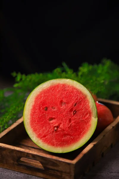 Sandía Verano Fruta Corte — Foto de Stock