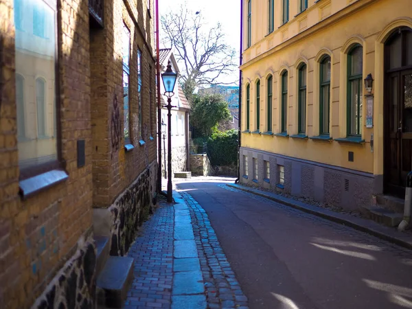 Cesta Budovami Helsingborgu Švédsko — Stock fotografie