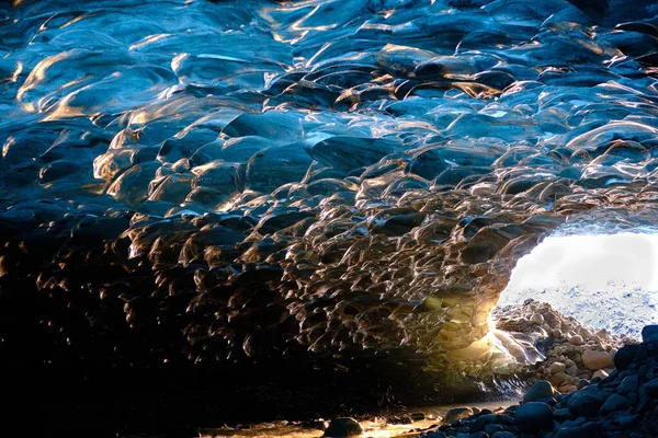 Blue Roof Glacier Ice Cave — Stock Photo, Image