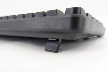 the paws of the PC keyboard are visible on an isolated white background.