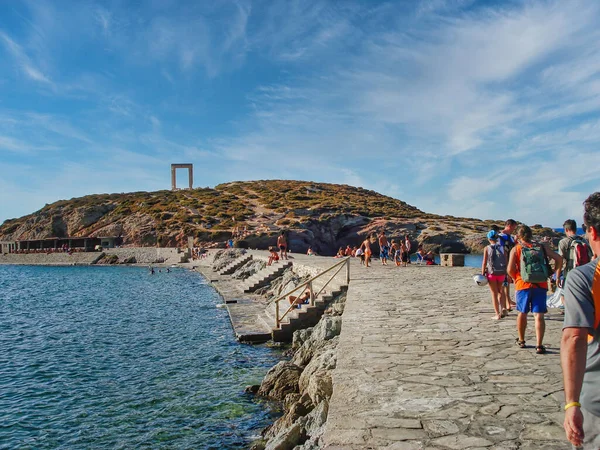 Naxos Island Greece April 2010 Beautiful Small Island Naxos Greece — Fotografia de Stock