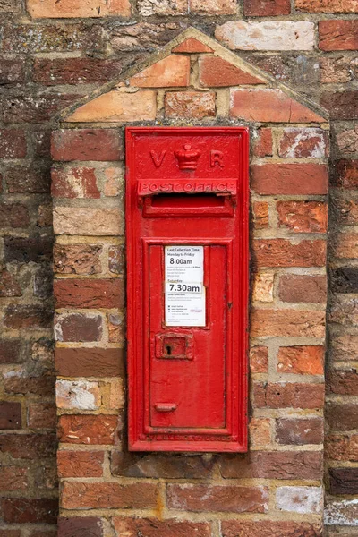Poole Dorset United Kingdom April 2022 Victorian Era Post Box — Stock Photo, Image