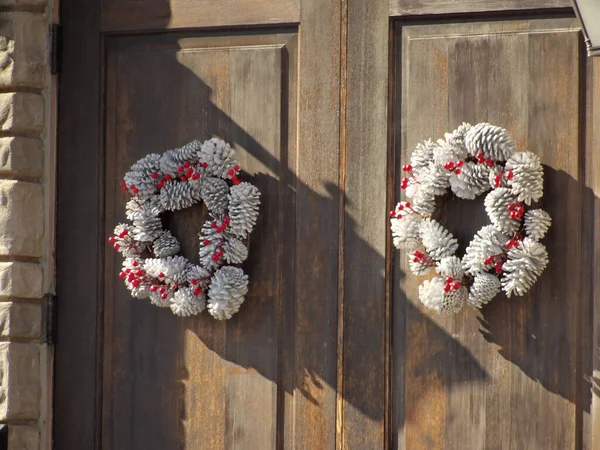 Closeup Shot Door Decorations — Foto de Stock