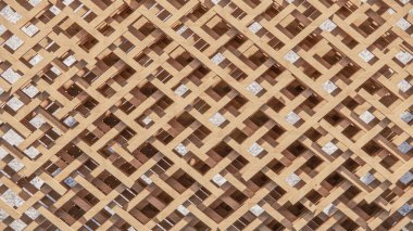 A closeup shot of installation art in Honk Kong