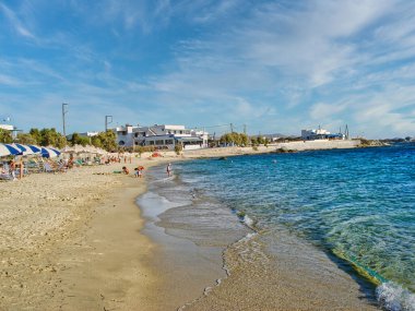 Naxos island, Greece. April 3, 2010: Cycladic island of Naxos in Greece, with great beaches and traditional villages