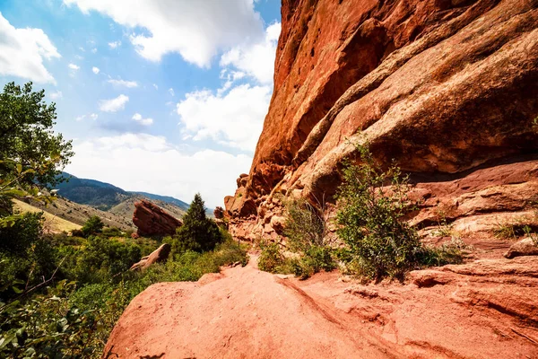 Scogliera Rossa Red Rocks Park Colorado Stati Uniti — Foto Stock