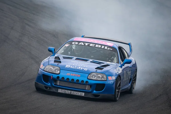 Toyota Supra A80 Smokey practicing drift on Okayama track!🏆 #assettoc