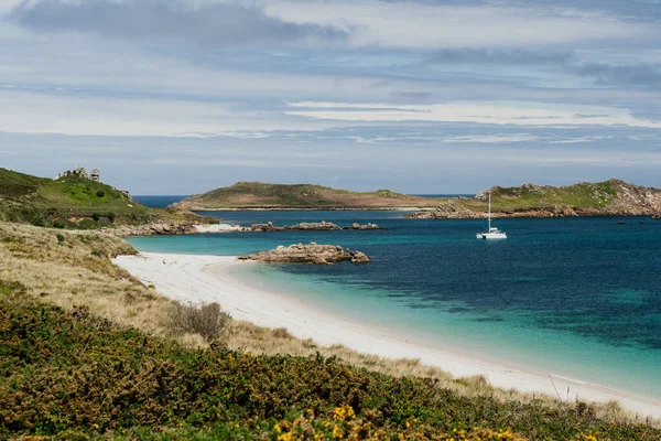 Scenic View Great Bay Martin Isles Scilly Cornwall — Stock Photo, Image