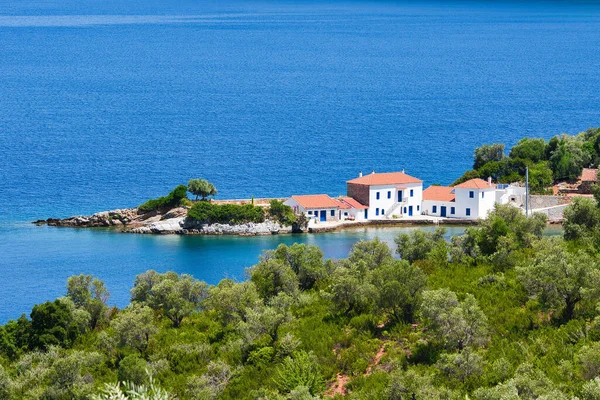 Wonderful Architecture Traditional House Sea Greece Ultimate Travel Destination Pelion — Stock Photo, Image