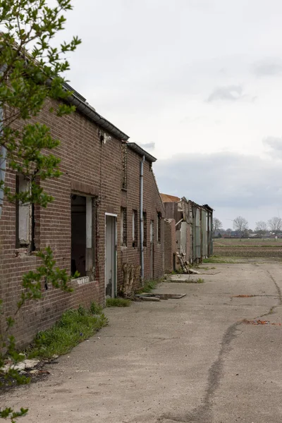 Une Vieille Maison Abandonnée Saccagée Aux Pays Bas — Photo