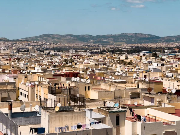 Aerial View Urban Neighborhood Morocc — Stock Photo, Image