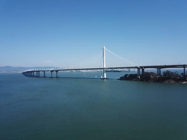 Vue Travée Est Remplacement Pont San Francisco Oakland Bay États — Photo