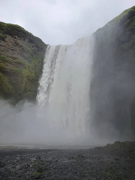 Spectacular Skogafoss Waterfall Iceland — Stock Photo, Image