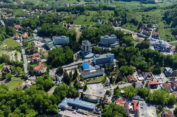 Vista Aerea Sovata Resort Romania Sopra Vista Estate — Foto Stock