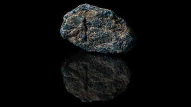 Mikro gözenekli metal-organik iskelete sahip Bojarite mineral türlerine yakın çekim.