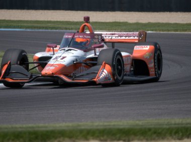 Indy 500 'ün bir otomobil yarışı - pratik ve eleme. Indianapolis Motor Yarış Pisti