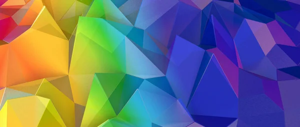 Geometric Illustration Colorful Gradient Mosaic Background — Stockfoto