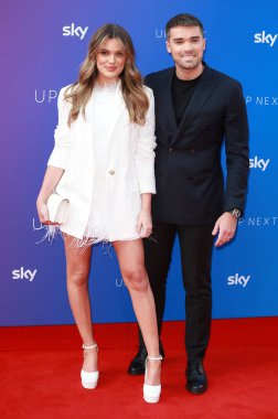 Josh Cuthbert and Chloe lloyd  attend the Sky 