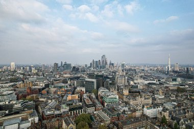 An aerial view to London, UK