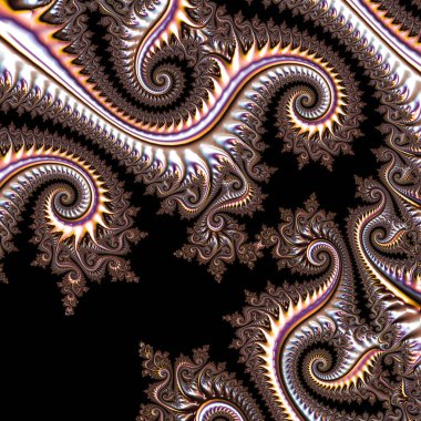 Bilgisayar tarafından oluşturulan görsel sanat fraktallerinin güzel sonsuzluğuna bir göz atın - soyut tasarım sürrealizm arka plan duvar kağıdı