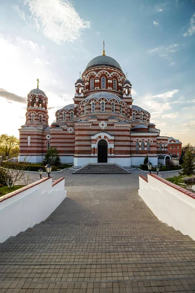 Uma Bela Visão Tserkov Presvyatoy Troitsy Igreja Ortodoxa Kolomna Rússia — Fotografia de Stock