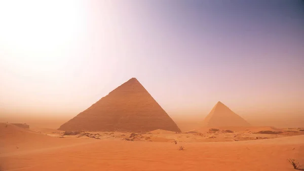 Beautiful Scenery Great Pyramid Giza Tomb Egypt — Stockfoto