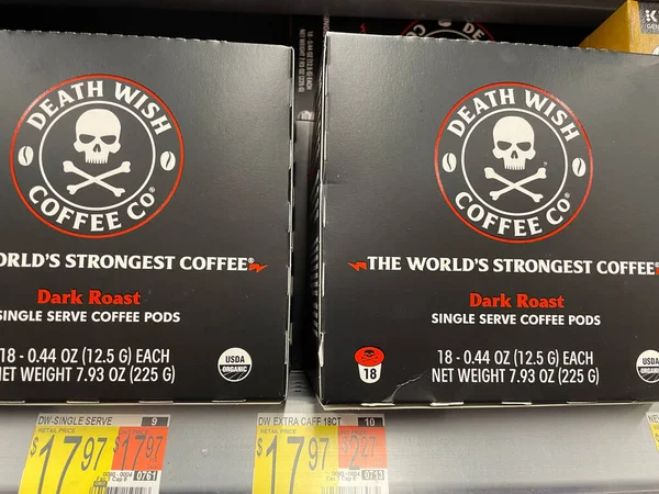 Columbia County Usa Death Wish Coffee Company Cups — Stock Photo, Image