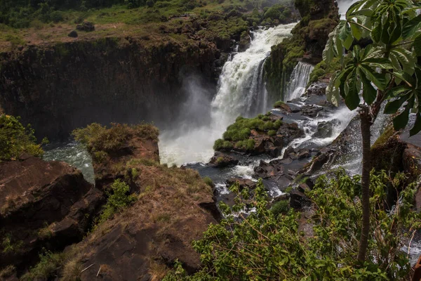 Beautiful Landscape Waterfall Cloudy Day — Stock Photo, Image