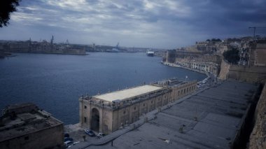 Ocean view from the city of Valetta in Malta