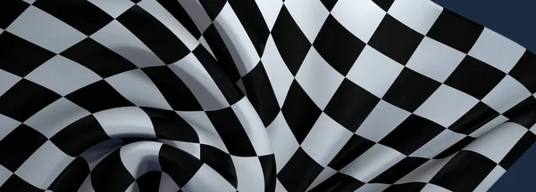 Digital Illustration Folding Checkered Cloth — Stock fotografie