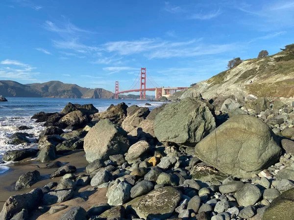 Hermosa Vista Del Puente Golden Gate San Francisco California Estados — Foto de Stock