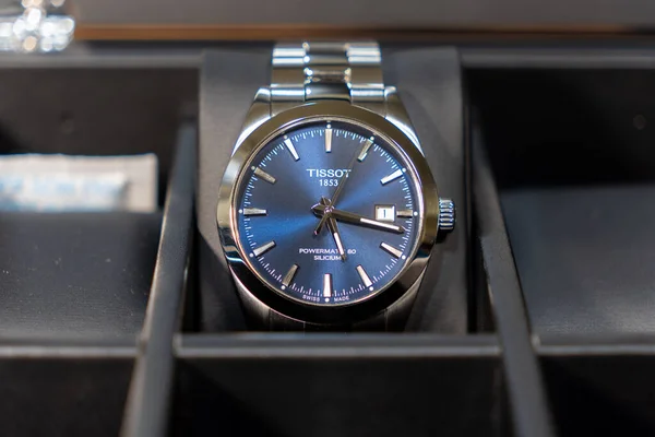 Tissot Gentleman Powermatic Silicium Wristwatch — Foto de Stock