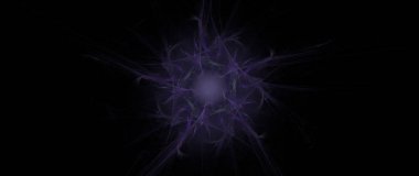 Radyal simetriyi gösteren sayısal oluşturma fraktal arkaplanı ve arkaplan için yumuşak akan pastel renk enerji çizgileri