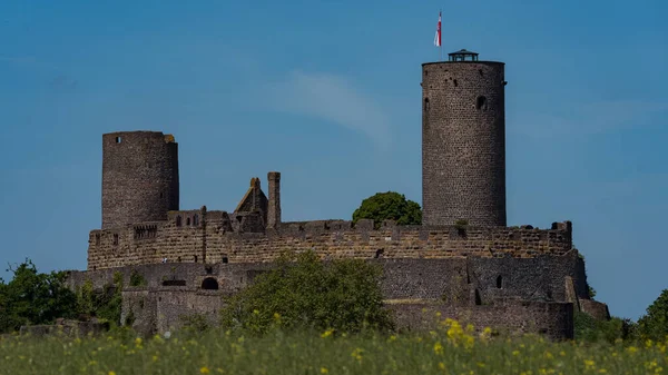 Prachtig Uitzicht Kasteel Munzenberg Wetteraukreis Hessen Duitsland — Stockfoto