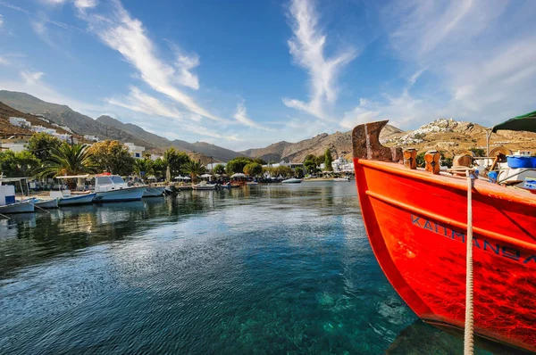 Serifos Island Grécia Abril 2010 Bela Aldeia Livadi Ilha Serifos — Fotografia de Stock