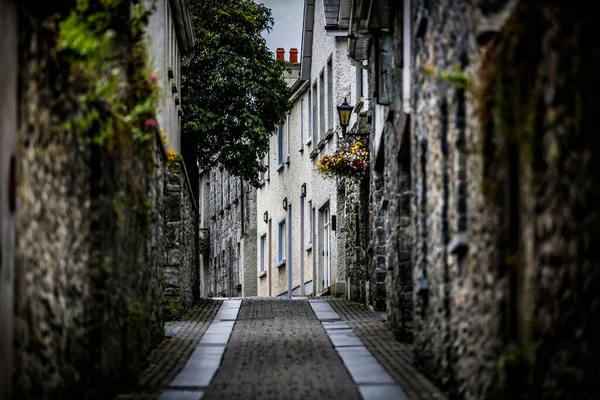 Kilkenny Narrow Alley Its Beautiful Architecture Ireland — Stock Photo, Image