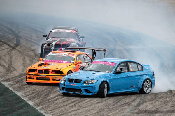 Bmw Series E90 Drifting Circuit — Stock Photo, Image