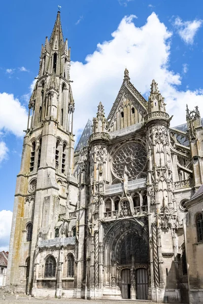 Senlis Cidade Medieval França Catedral Notre Dame Centro Histórico — Fotografia de Stock