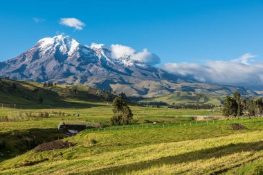 Ekvador 'daki Chimborazo Dağı, ülkenin en yüksek dağı..