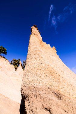 İspanya, Tenerife Kanarya Adası 'ndaki Kayalık oluşumlar Paisaje Lunar
